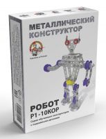 Десятое королевство 02212 Конструктор металлический с подвижными деталями "Робот Р1"