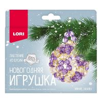 LORI Пз/Бус-020 Набор для творчества LORI Плетение из бусин Зимние забавы