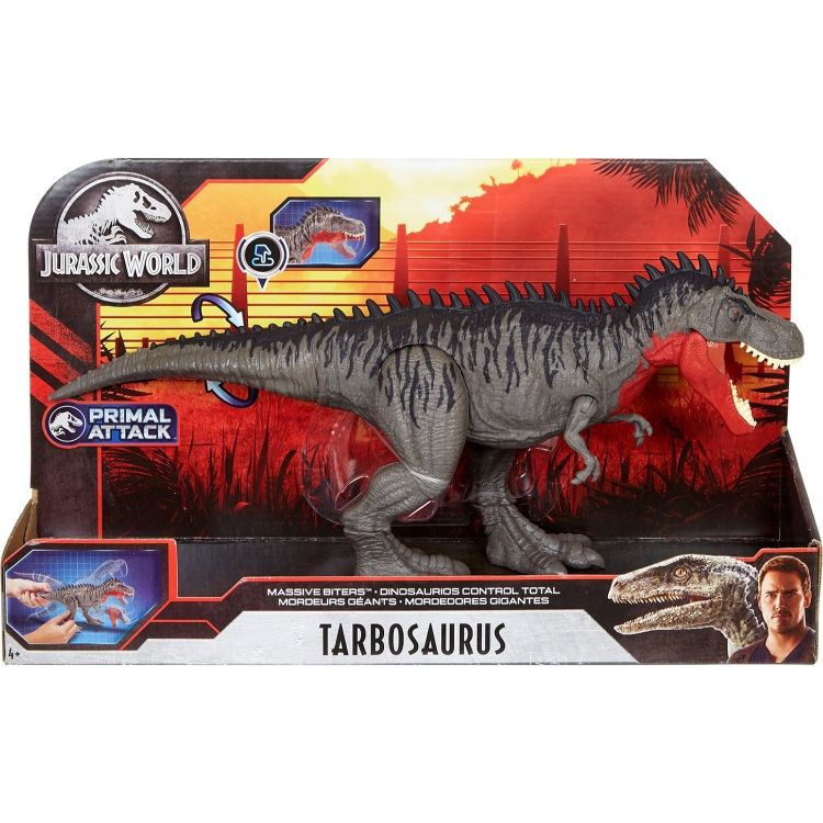 Mattel GJP33 Jurrasic World Фигурка Динозавр Total Control Тарбозавр