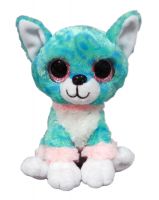 ABtoys M0028 Мягкая игрушка Собачка голубая, 15 см