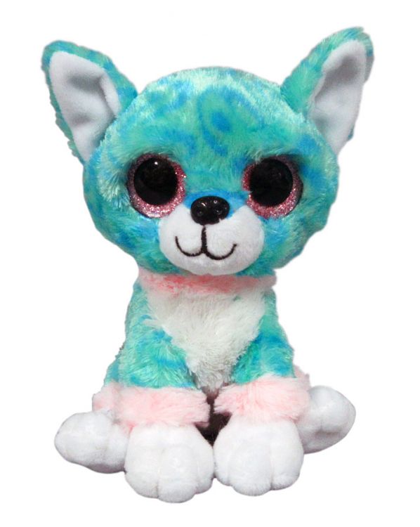 ABtoys M0028 Мягкая игрушка Собачка голубая, 15 см