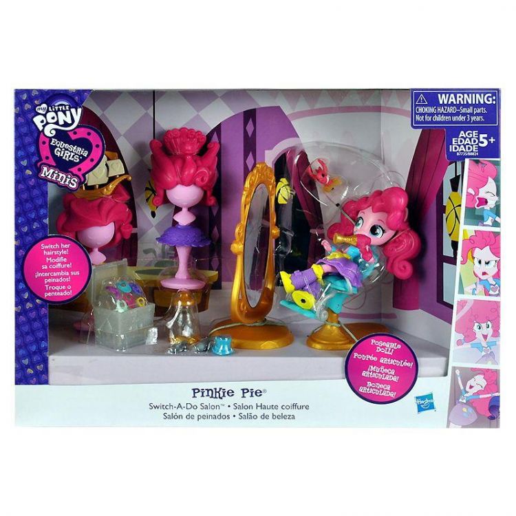 Hasbro B7735 Equestria Girls Minis Мини-кукла Салон красоты Пинки Пай