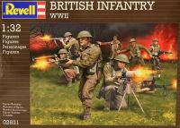Revell 02631 Фигуры Британская пехота, Вторая Мировая война, 15 штук