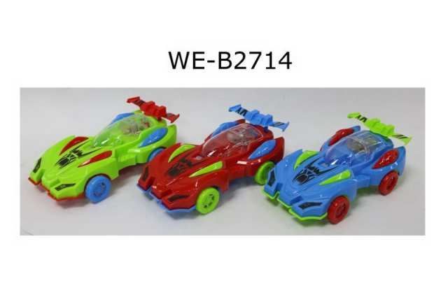 ABtoys (АБтойс) C-00387 Машинка гоночная, с заводным механизмом и световыми эффектами