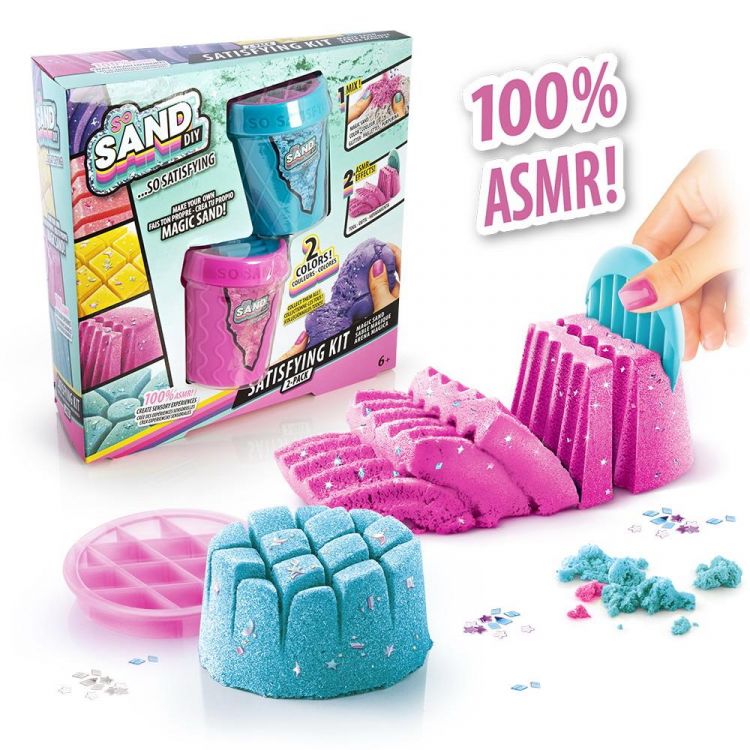 CANAL TOYS SDD008/w(1) Набор для экспериментов Canal Toys SO SAND DIY, 2 шт на блистере (темно-розовый/темно-голубой)