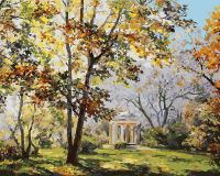 Раскраски по номерам. Ротонда в парке Екатерингоф, 40*50 см