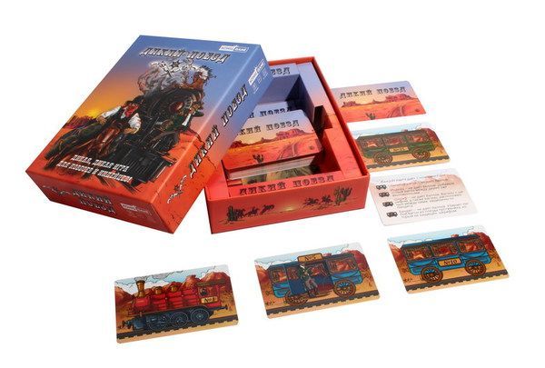 Рыжий кот ИН-7669 Игра настольная карточная Дикий поезд (обучающая, тактическая, семейная)