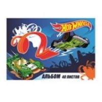 Centrum 88707 Альбом для рисования "Hot Wheels", формат А4, 40 листов, на спирали, мелованная обложка 235 гр/м2