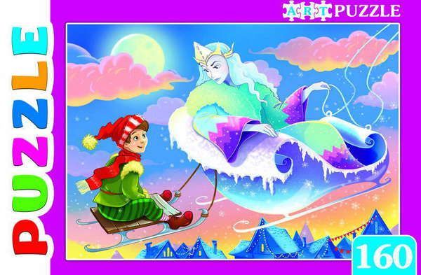 Рыжий кот ПА-4569 Artpuzzle. Пазлы 160 элементов. СНЕЖНАЯ КОРОЛЕВА