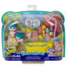 Mattel GJX35 Энчантималс Игровой набор Банный день Пети Пиг