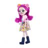 Mattel FXM76 Энчантималс Кукла мышка Майла с любимой зверушкой, 15 см