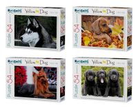 ORIGAMI 03463 Пазл Мини 54А Собаки."Верные друзья" в ассортименте