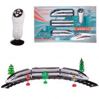ABtoys (АБтойс) C-00410 Железная дорога ABtoys КОМЕТА Железнодорожный экспресс", с пультом управления, белый поезд, со световыми и звуковыми эффектами