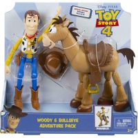 Mattel GGB26 Toy Story 4 Набор из 2 фигурок "История игрушек 4" Шериф Вуди и Буллзай