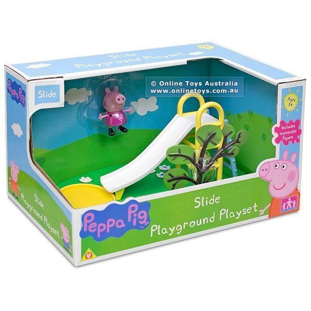 Peppa Pig 19069 Набор "Игровая площадка Пеппы" - Горка и фигурка Пеппы