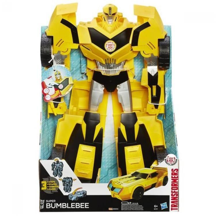 B0757_pack.jpg Hasbro B0757 Transformers Робот-трансформер Robots in Disguise "Супер Мега Бамблби" со звуком и светом