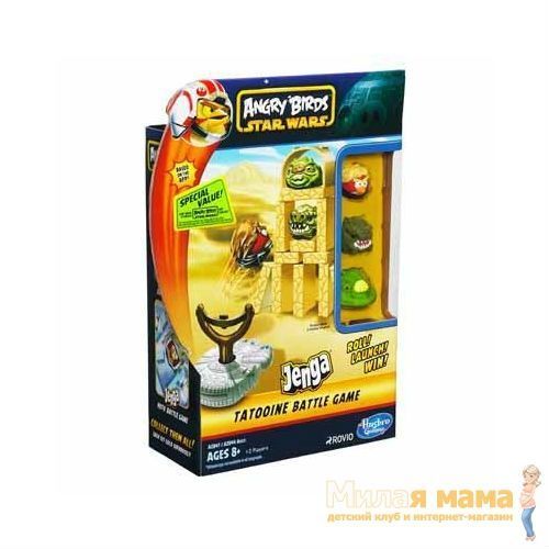 Hasbro A2847 Настольная игра Star Wars Angry Birds Дженга Татуин