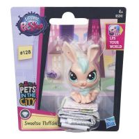 Hasbro B5241 Зверюшка LPS Розовый кролик Sweetsie Fluffdale (#128)