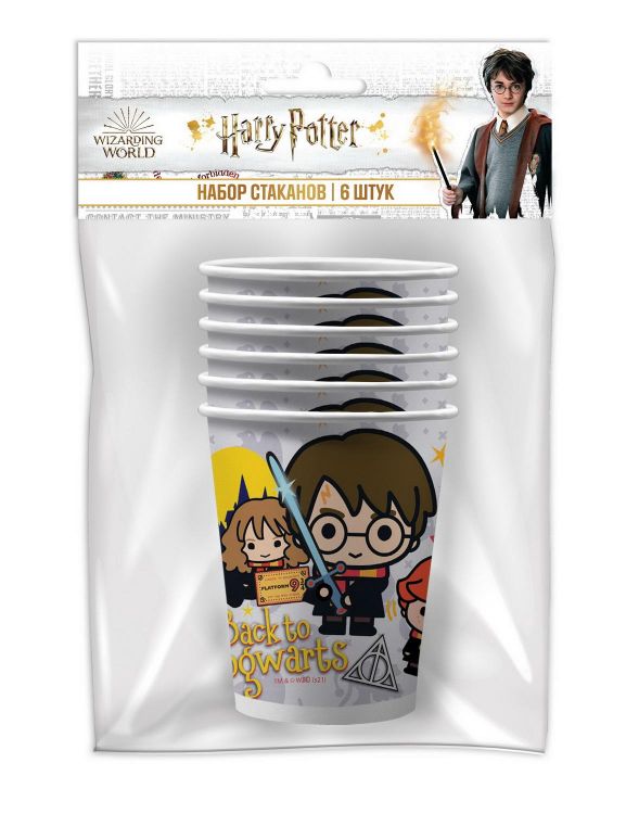 ND Play 295517 Набор бумажных стаканов ND Play Harry Potter 250 мл 6 штук
