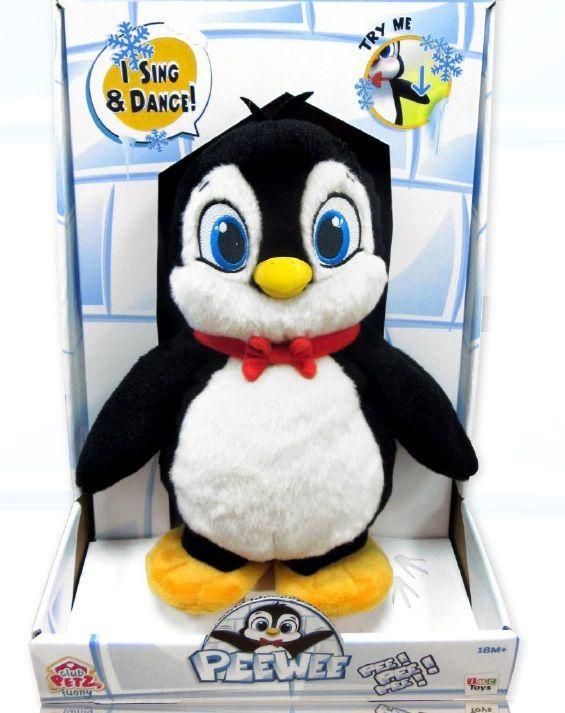 IMC Toys 95885 Пингвин Peewee интерактивный, со звуковыми эффектами, танцует если нажать на крыло