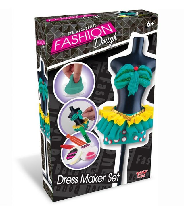 Toy Target 99099 Fashion Dough Набор с пластилином и манекеном, зеленый