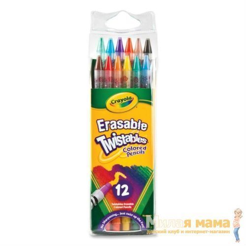 Crayola 68-7508 Набор из 12 выкручивающихся карандашей