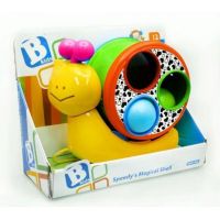 B Kids 004882 Игрушка для малышей «Веселая улитка» на веревочке