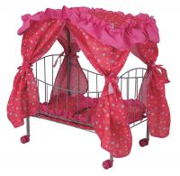 Melobo 8850 Кроватка Buggy Boom Loona с навесом для кукол, 63*32*78 см