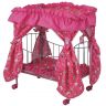 Melobo 8850 Кроватка Buggy Boom Loona с навесом для кукол, 63*32*78 см