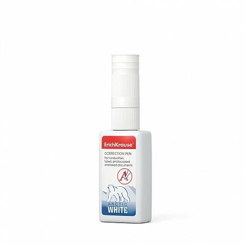 ErichKrause 779ЕК Жидкость корректирующая с пластиковым наконечником ErichKrause® Arctic white, 12мл (в пластиковой коробке по 12 шт.)