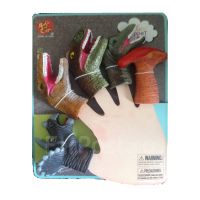 TANG LE XING TL-02-SBM Пальчиковый театр Динозавры 5 фигурок