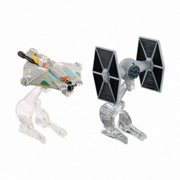Hot Wheels Star Wars корабли Rebels Ghost и TIE Fighter DLP58/astCGW90