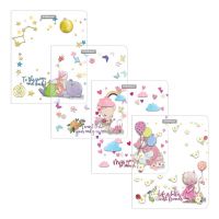 ErichKrause 55404EK Обложки пластиковые ErichKrause Cute Animals для тетрадей и дневников, 212х347мм, 80 мкм, комплект 12 шт.