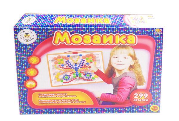 ABtoys PT-00764 Настольная игра "Мозаика", 355 предметов