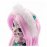 Mattel GJX42 Энчантималс Кукла Снежный Леопард Сибилл с любимой зверушкой, 15 см