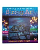 Волшебная мастерская ST-04 Набор для творчества в технике STRING ART "Мотоцикл", 30х30 см