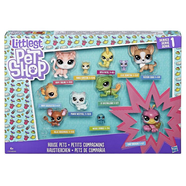 Hasbro C1674 LPS S1 Набор из 11 коллекционных петов "Домашние питомцы"