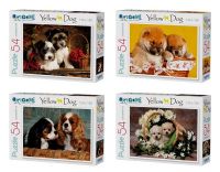 ORIGAMI 03464 Пазл Мини 54А Собаки. "Давай дружить?" в ассортименте