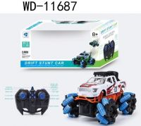 Junfa WD-11687 Машинка на радиоуправлении Junfa трюковая дрифт 2,4Ггц, Каскадер, аккумуляторный блок 1:16