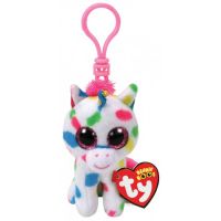 TY 35211 Beanie Boo's Брелок плюшевый Единорог Harmonie, 12 см
