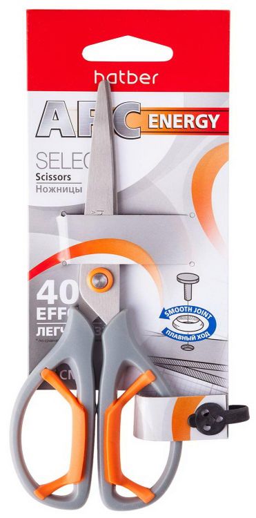 Hatber SC-061324 Ножницы Hatber 17см SELECT Лёгкий Рез