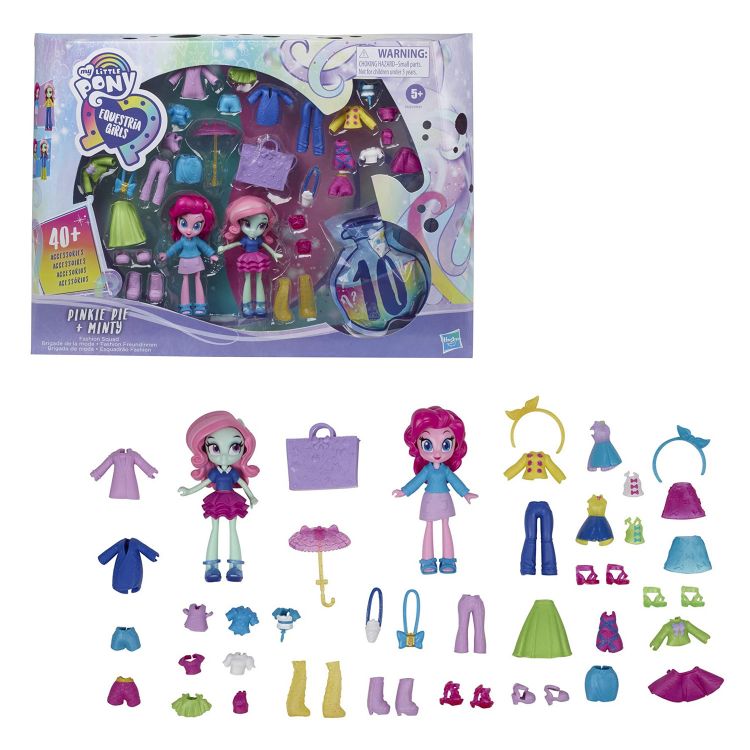 Hasbro E9255 MLP EG Minis Набор Девочки Эквестрии модницы Пинки Пай и Минти