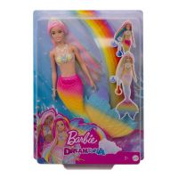 Mattel GTF89 Кукла Mattel Barbie русалочка меняющая цвет с разноцветными волосами