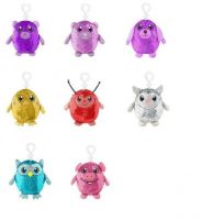Beverly Hills SMZ01000 Shimmeez Мягкая игрушка Шиммиз Брелок фигурки животных в пайетках, 9 см