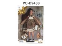 ABtoys (АБтойс) QJ067B Кукла ABtoys Emily Золотая серия с клатчем, питомцем и аксессуарами 30см