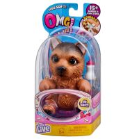 Moose 28916 OMG Pets! Интерактивная игрушка сквиши-щенок немецкая овчарка