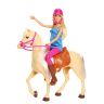Mattel FXH13 Barbie Игровой набор Кукла Барби Наездница с лошадкой