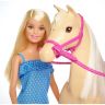 Mattel FXH13 Barbie Игровой набор Кукла Барби Наездница с лошадкой