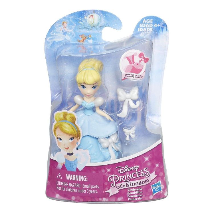 Hasbro B5324 Кукла Принцесса Дисней Маленькое королевство Золушка, 8 см