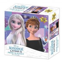 Prime 3D 13830-SBM Пазл Prime 3D Super Холодное сердце 2 сюжет 1, 100 элементов